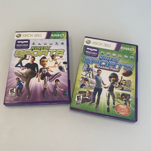 Xbox 360 Kinect Sports 1 & 2 (Sealed) - Picture 1 of 2